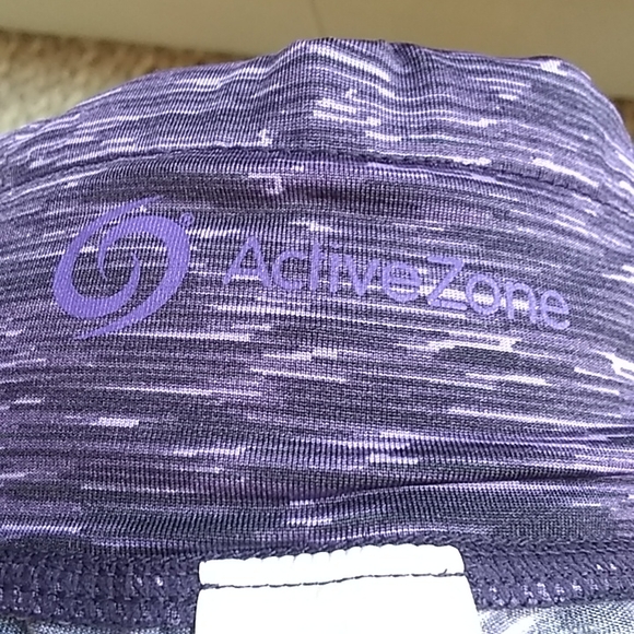 Penningtons Active Zone Capris, Purple & Black, Size 1X - Picture 7 of 10